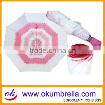 3-section Folding Rose Umbrella