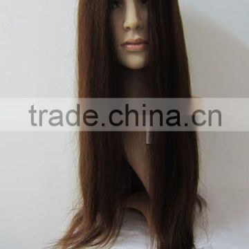 100% Human Remy Hair full lace Wigs Black color long hair