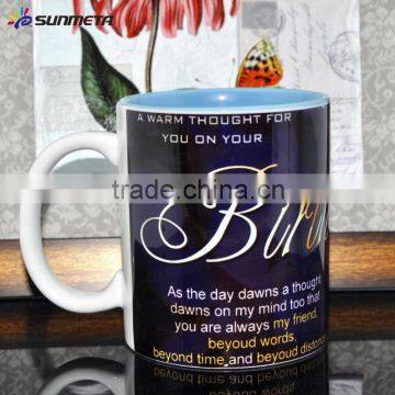 A Grade Sunmeta Directly Ceramic 11oz Blank Sublimation Color Mug photo-2