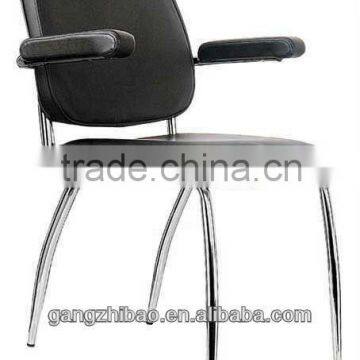 Chromed Base Four Legs With Pvc Cover Chair AH-22B photo-3