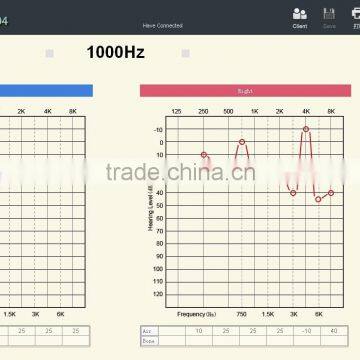 Cheap High Quanlity Audiometer PC Audiometer Portable Audiometer AD104 photo-3