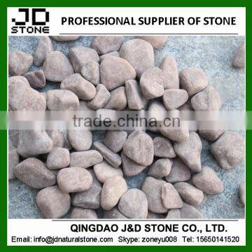 light pink cobble stone for garden decoration