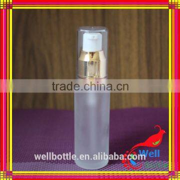 50ml Gold Pump Bottle Body Skin Care With Pump Cap Glass Bottle Locion Corporal