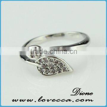 Size 7,8,9 Jewelry New Woman's White Gold zircon crystal Filled Ring Gift