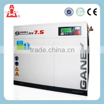 OX7.5 Scroll air compressor price list