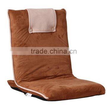 legless portable adjustable folding floor chair with handle