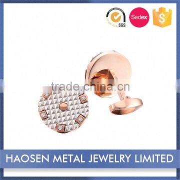 Quick Lead 2016 New Style Brass Zircon Cuff Links photo-6