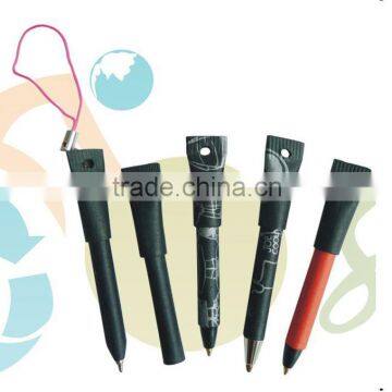 Mini paper pen with key chain