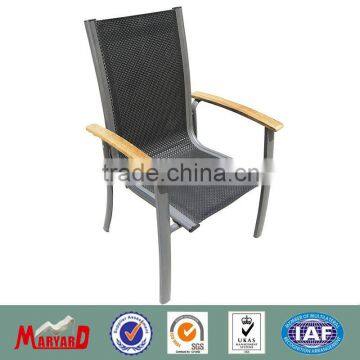 Mesh+alu restaurant chair