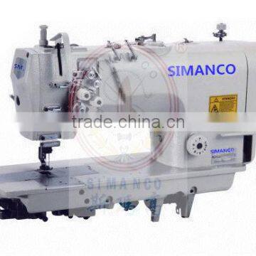 JG-8420D HIGH SPEED DIRECT DRIVE TWO NEEDLE LOCK STITCH MACHINE