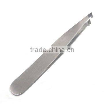 Stainless steel good quality slanted tweezer
