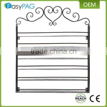 Wholesale Custom 6 Tier Floor Standing Enamel Rack Opi Nail Polish Display Rack