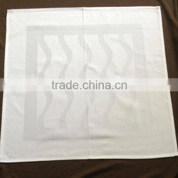 100% Cotton damask ripple satin band banquet table napkin