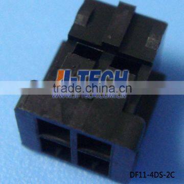 2.0mm pitch PCB board to wire connector Hirose 4 pin connector DF11-4DS-2C housing female Black Socket Polyamide UL94V-0