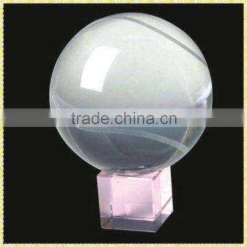 New Arrival Engraved White Crystal Ball For Wedding Souvenirs