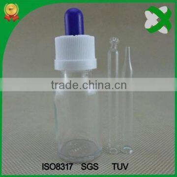 trade assurance e-liquid glass bottles 15ml for ejuice oil