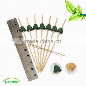 Nature 9cm green Ceda ends bamboo picks