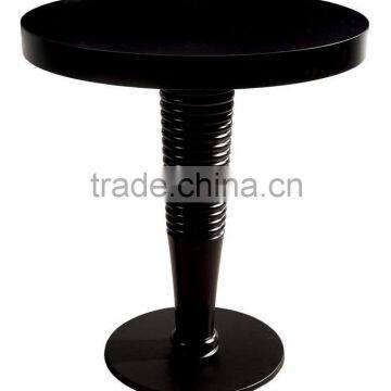 Minimalist elegant living room furniture round wooden coffee table design