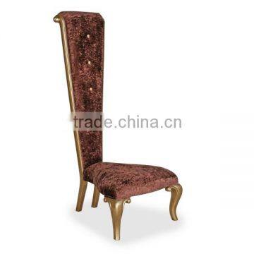 antique high back velvet chair for sale TC4028