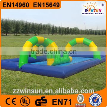 Hot sales indoor floating inflatable boat swimming pool