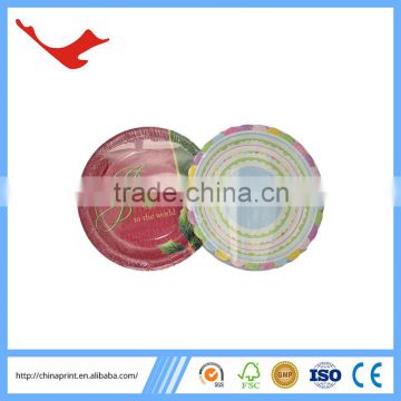 010 disposable hot food plate/disposable fondue plate