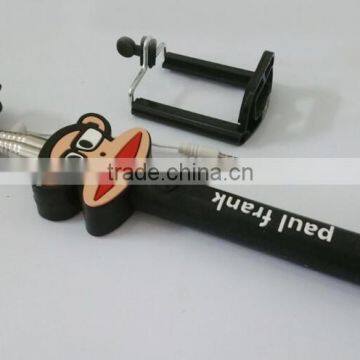 Cartoon Extendable Handheld Wired Selfie Monopod Stick for Smart Phone and Digital Camera photo-4