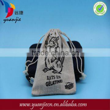 2014 new coming jute pouch with wooden handle