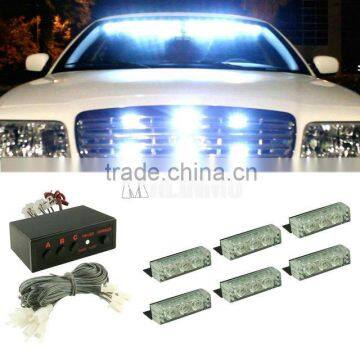 2x9 LED Warning Blinking Strobe Flash Light/Lightbar Deck Dash Grille LED EMERGENCY STROBE LIGHTS 3 Mode 12V