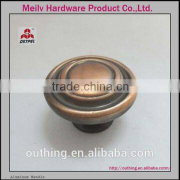 red bronze color wooden furniture cabinet zinc alloy knob