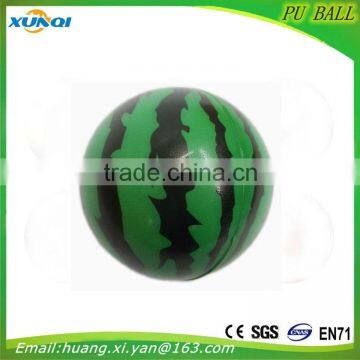 Baby toy Soft anti stress ball,watermelon PU foam Ball