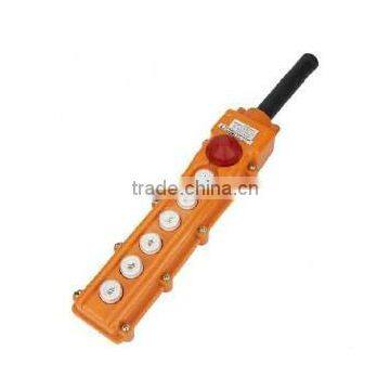 crane switch , 7 buttons electrical hoist switch,remote control switch can be english letter COB-63H