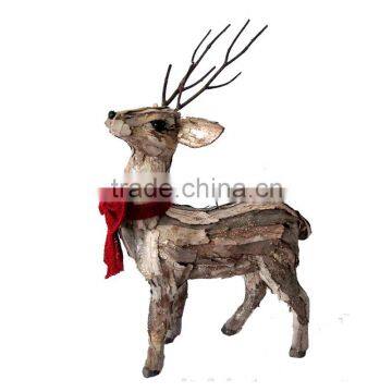 artificial brown DEER christmas ornament DECORATION