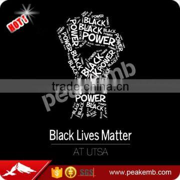 Hot Sale Transfer Black Lives Matter Sublimation T Shirt Printing for Sportswear