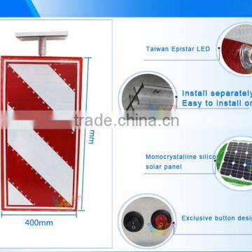 Customized Aluminum Traffic Warning Portable Led Guidance Solar Traffic Sign