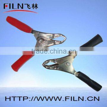 new type zinc plating battery alligator clip 100mm