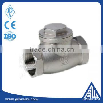 316 316L stainless steel screw swing check valve price