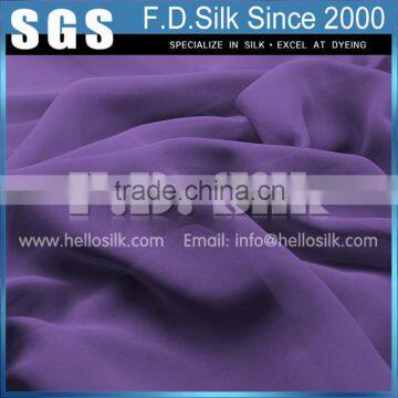 China leading SILK FABRIC brand Hellosilk purple george