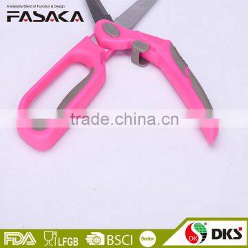 SS13011P -2016 New Style and Design 8" Stainless Steel Sewing Scissors With Colorful Plastich Handle photo-6