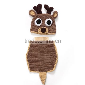 wholesale custom logo cheap knitted animal hat, animal beanie hot selling in stock