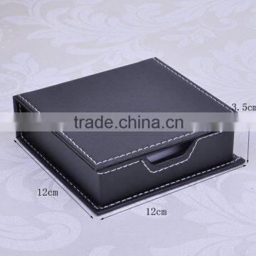 China Factory Wholesale Custom PU Leather Gift Box, Black Storage Box photo-6