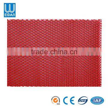 Beautiful colors plastic anti-slip mesh mat