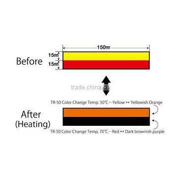 Thermo checking label / 2 level reversible