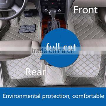 Carpet car floor mat,car mat with pvc wire coil ,cheap and non slip car universal mats