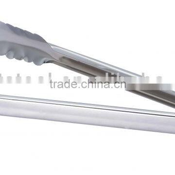 Good quality stainless steel catering tongs, salad tongs