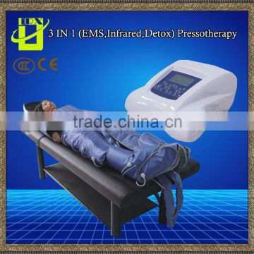 DRX Hot air pressure pressotherapy 3 in 1 far infrared body cleanse detox machine