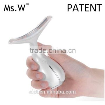 Ms.W Neck Face Wrinkle Removal Facial Massage Machine Vibrating Neck Massager To Remove Wrinkles