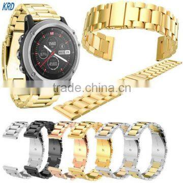 Stainless Steel Watch bands Strap for Garmin Fenix 3/HR Multi-Sport Trainning GPS Watch