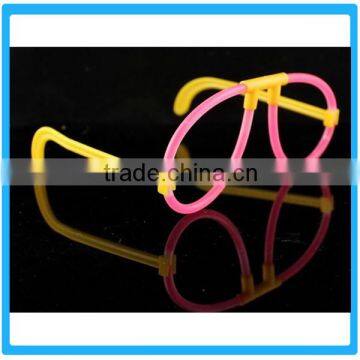 Plastic Colorful Party Supplies Fluorescent Children Glasses Glow Sticks Flashing Festival Glasses