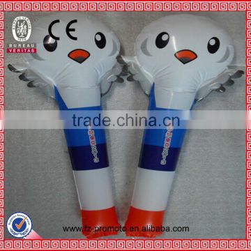 cartoon shape inflatable bang bang stick for cheering