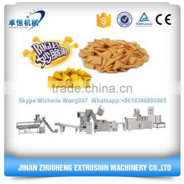 CE ISO quality guarantee bugles snack food extruding manufacturer machine